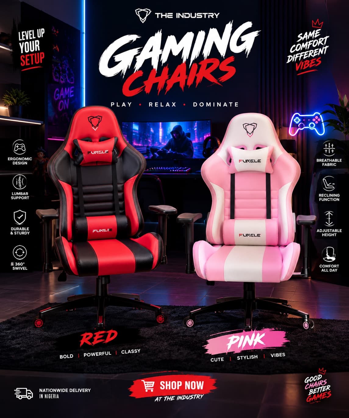 Gaming chairs — 💺