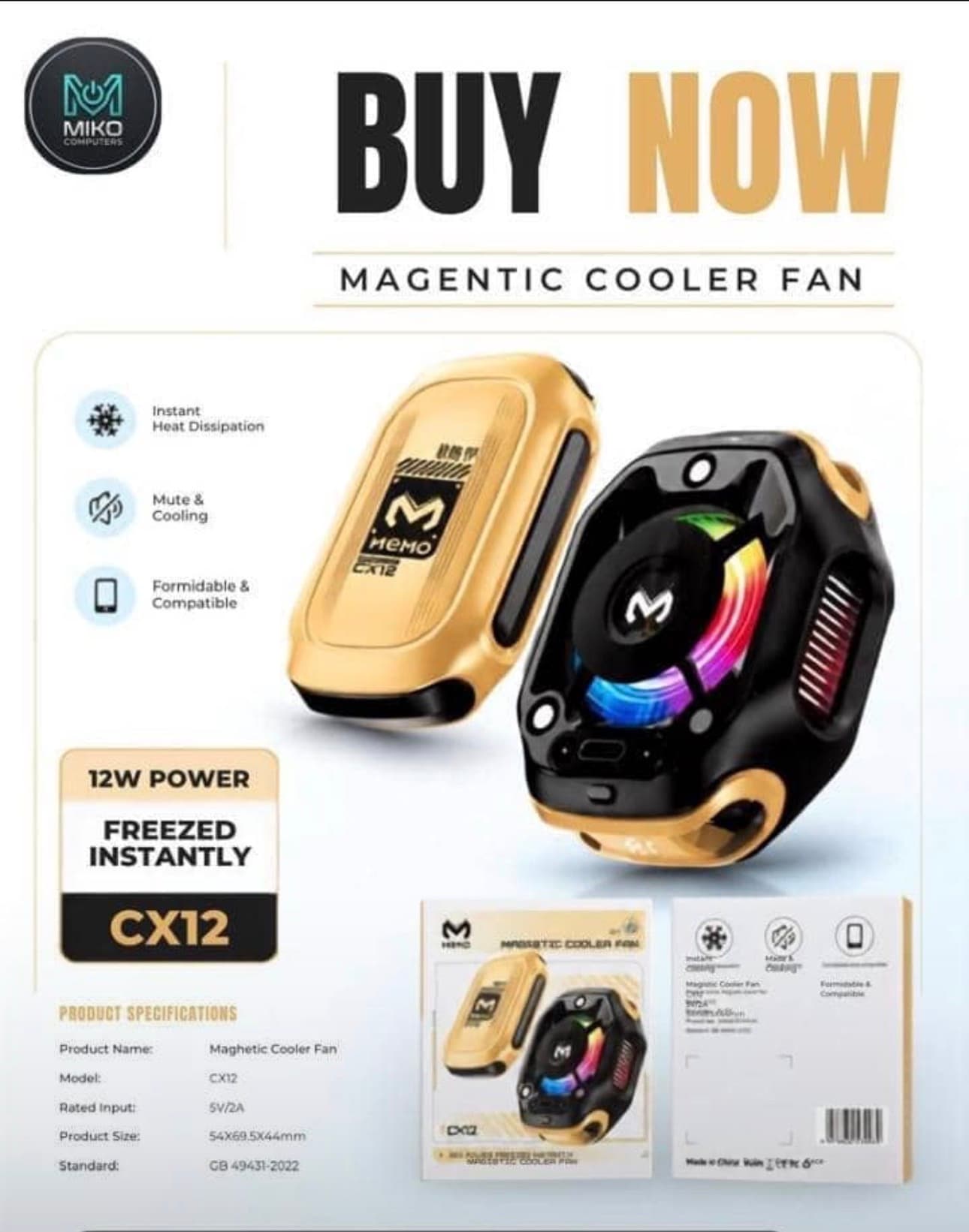Phone cooler —